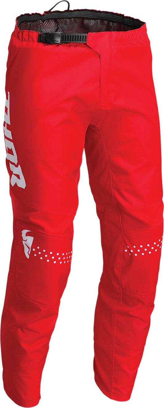 THOR Youth Sector Minimal MX Motorcross Pants Red 2023 Model