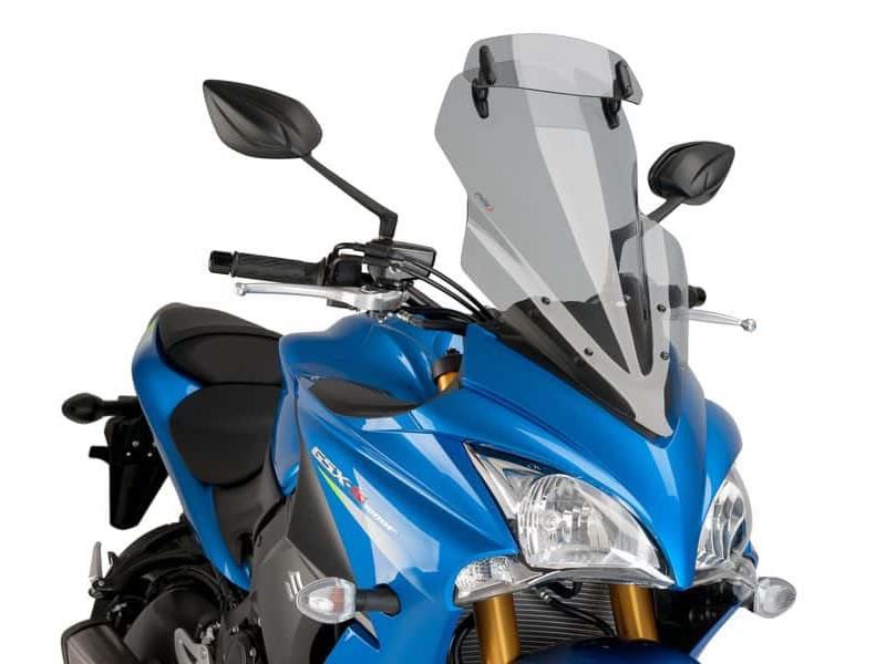 PUIG Touring Screen w/ Extender Light Smoke for Suzuki GSX S 1000 F 15-20 7641H
