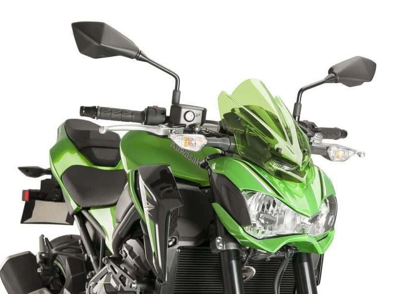 PUIG New Generation Sport Screen Green for Kawasaki Z900 17-19 9689V