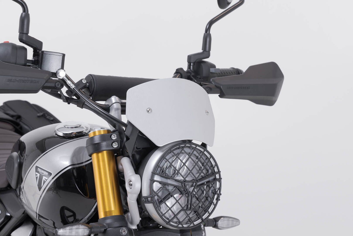 SW MOTECH Windscreen For Triumph Scrambler 400 X Silver 2024 Sct.11.616.10000/S