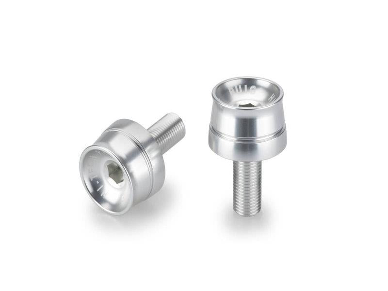 Puig Speed Bar Ends Silver 4409J