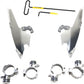 MEMPHIS SHADES Trigger Lock Adjustable Mounting Kit Complete Adjustable Angle MEK2001