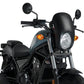 PUIG Anarchy Semi Fairing Matt Black for Honda CMX500 Rebel 17-19 21086J