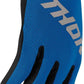 THOR Youth Ridemode Static Gloves Blue