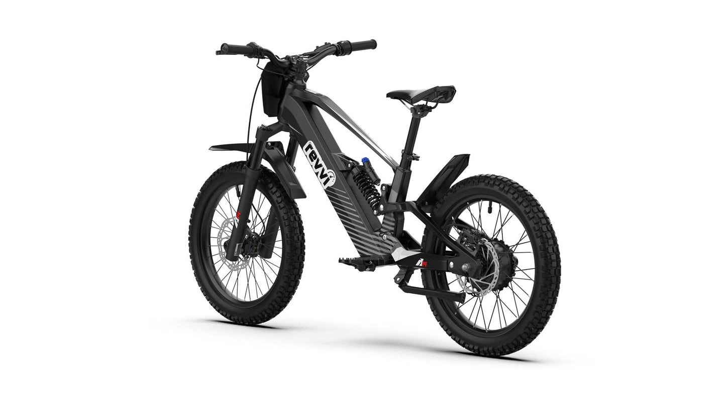 Revvi 20" PLUS Electric Bike - Black