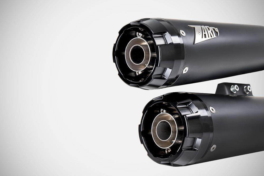 Zard Overlapped Slip-Ons Muffler For Harley FLHC 1750 2018-2024 ZHD036S10SAO-B