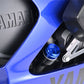 Daytona Bullet Oil Filler Cap M20xP2.5 Blue Aluminum with O-ring & Wire-lock 98400