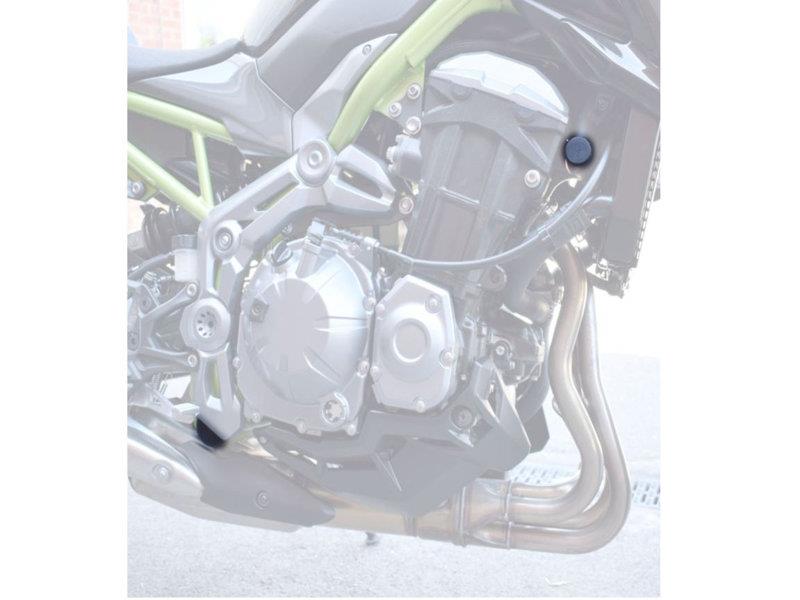 PUIG Chassis Cap Black for Kawasaki Z900 17-24 9777N