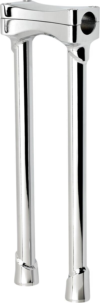 Biltwell Murdock O/S Risers Chrome 14" Pair For 1-1/8" Handlebars 6413-105-14