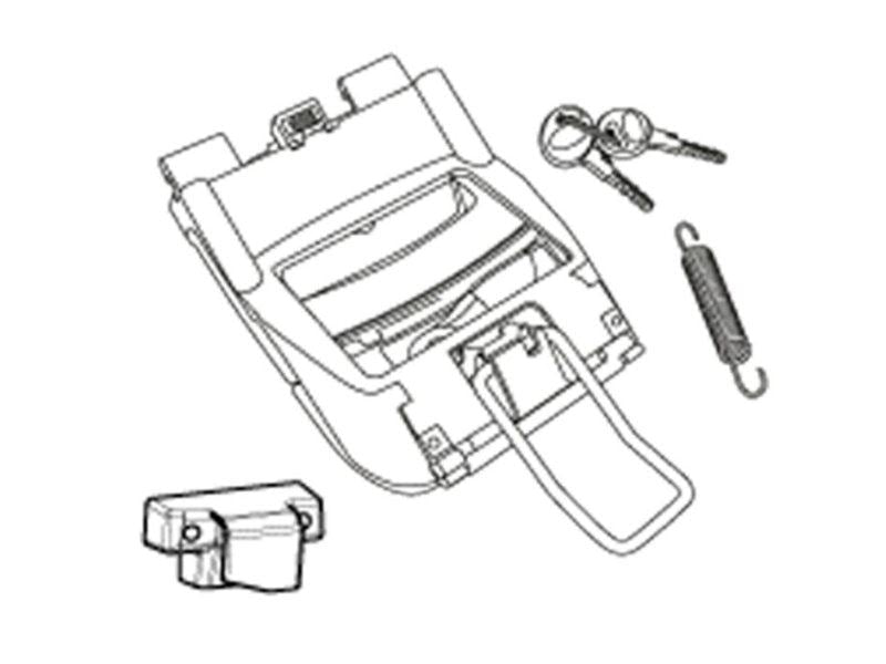 SHAD SH44 Replacement Locking Mechanism D1B44MAR