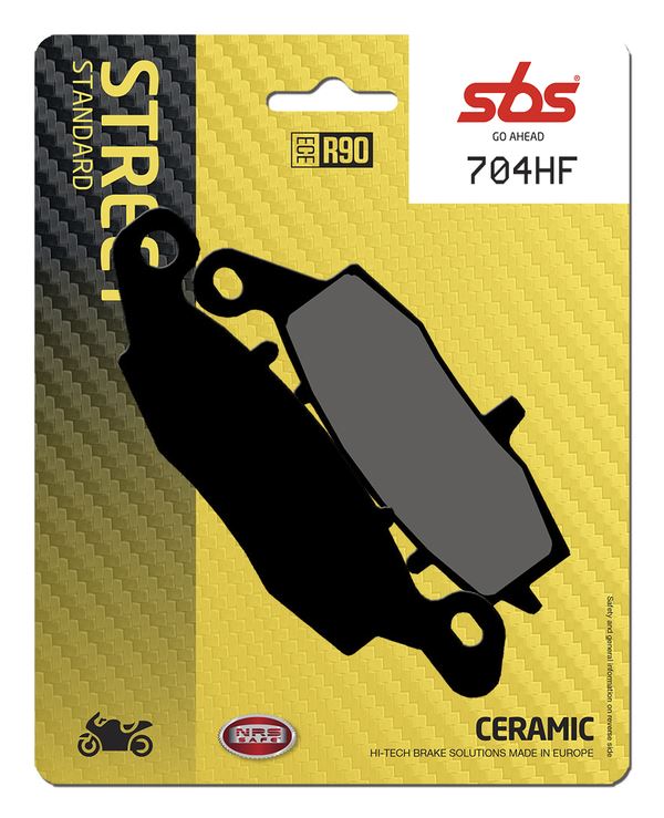 Sbs HF Street Ceramic Organic Brake Pads For Suzuki DL 650 1995-2022 704HF