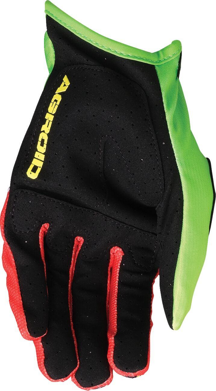 Moose Racing Gloves Agroid Pro Green/Red