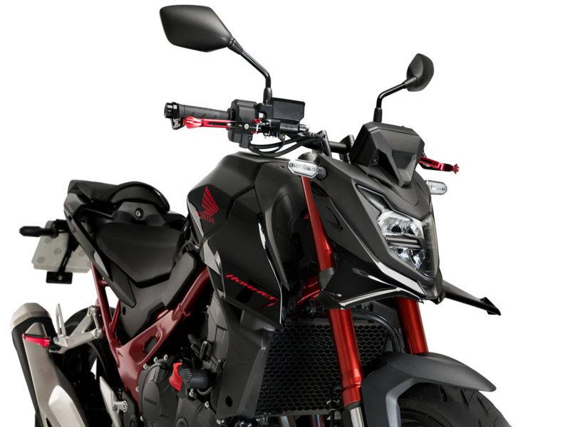 PUIG Naked Front Spoiler Matt Black for Honda CB750 Hornet 23-24 21519J