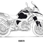 UNIRACING Decal Kit R1250GS Adventure 40TH BL K50578