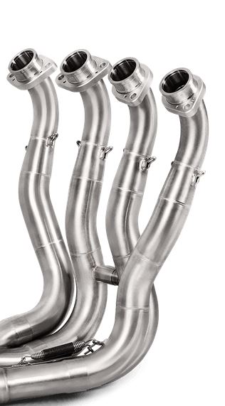 Akrapovic Headpipes And Collectors Header Set SS Silver For Suzuki GSX-R 1000 17-24 H-S10R8
