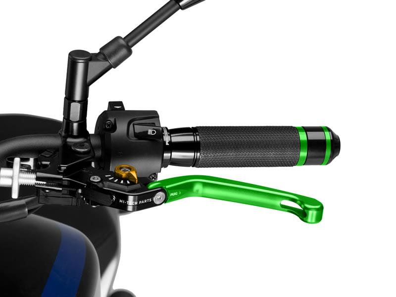 Puig Folding V3 Clutch (Green Lever With Blue Selector) Gold 3558N