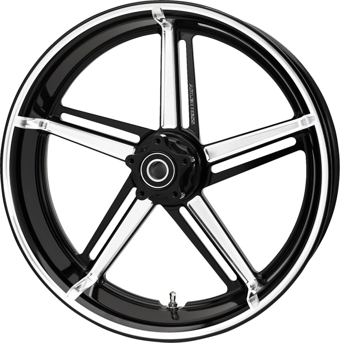 Arlen Ness Factory 24 Wheel 21x3.5" Black CC CNC Machined 6061-T6 71-422