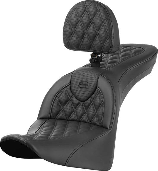 Saddlemen Roadsofa Lattice Stitch Seat For Harley Davidson FLHCS 1868 18-24 818-33-182BR