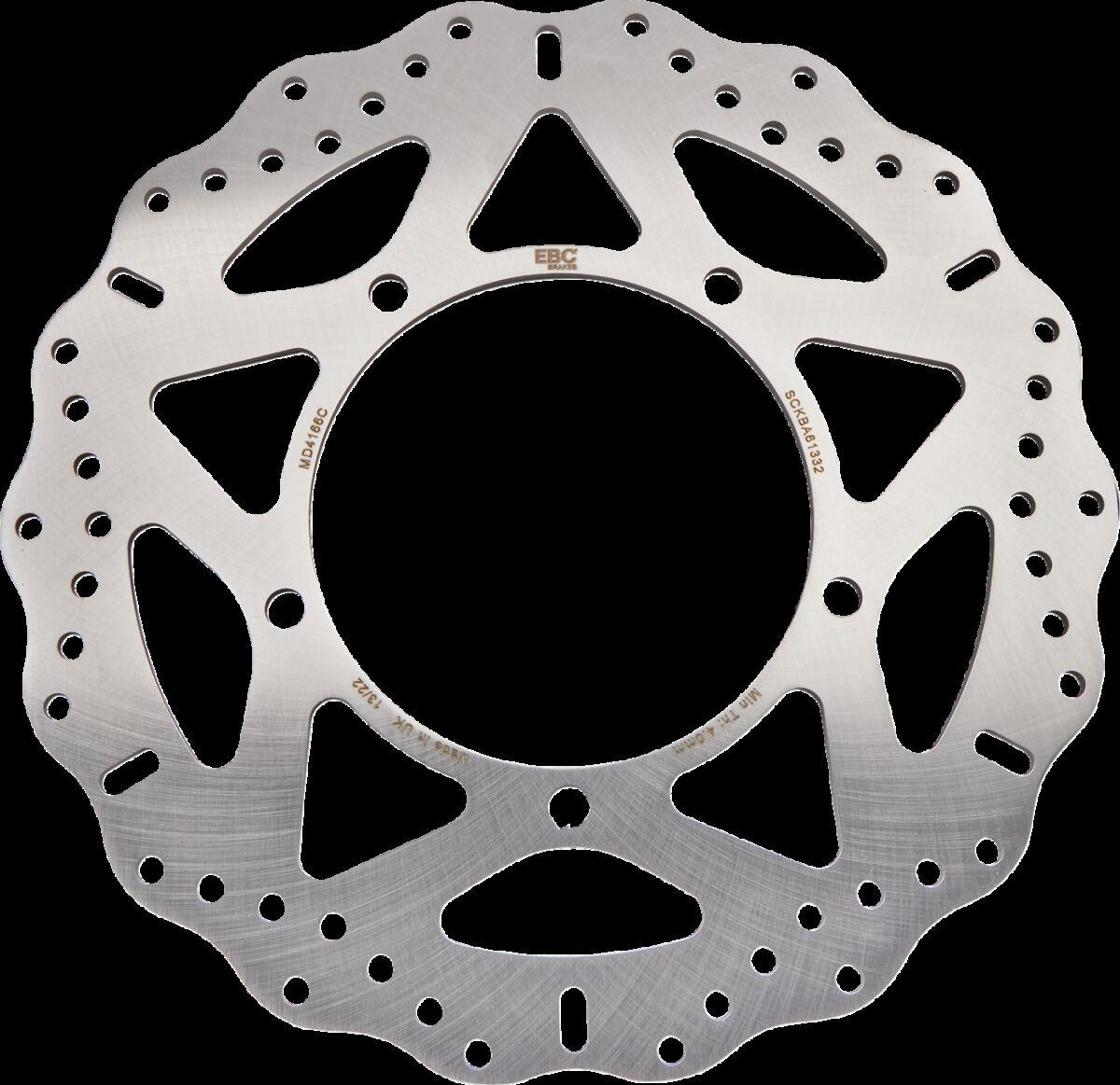 EBC Brake Rotor For Kawasaki Z 125 1978-2024 Silver Stainless Steel MD4166C