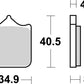 Sbs DS Racing Dual Sintered Brake Pads For BMW S 1000 R 2013-2019 870DS-1