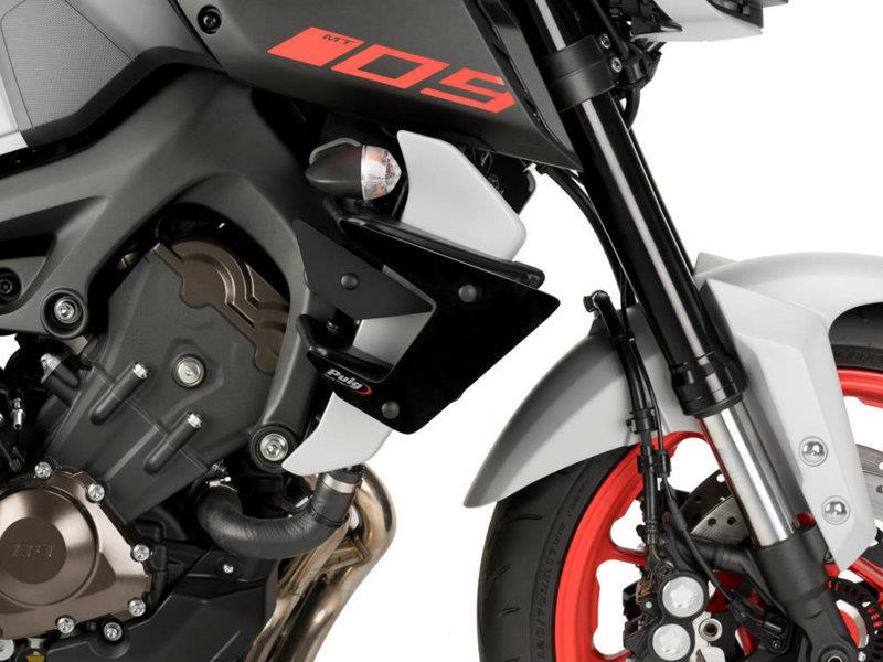 PUIG Naked Downforce Spoilers Black for Yamaha MT-09/SP 17-20 20380N