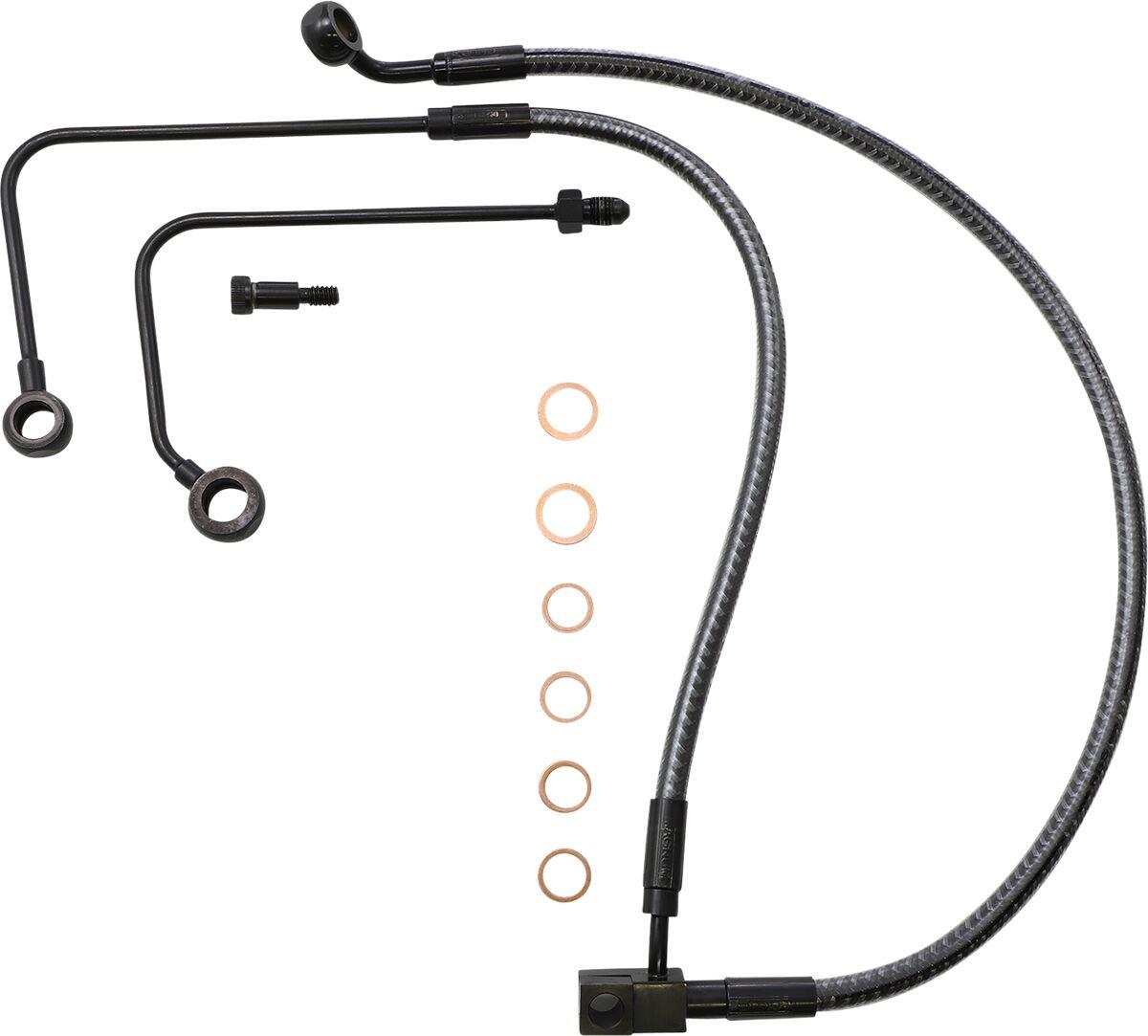 Magnum Shielding Lower Brake Line For Harley FLSTFB 1690 2011-2017 AS77001