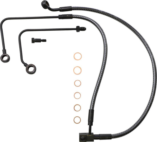 Magnum Shielding Lower Brake Line For Harley FLSTFB 1690 2011-2017 AS77001