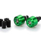Puig Short Bar End Weights Green 5513D