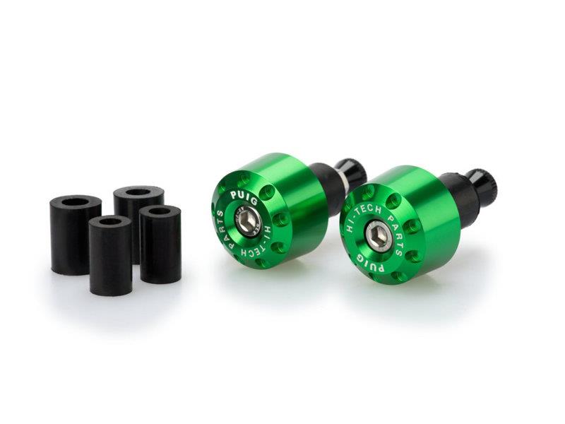Puig Short Bar End Weights Green 5513D