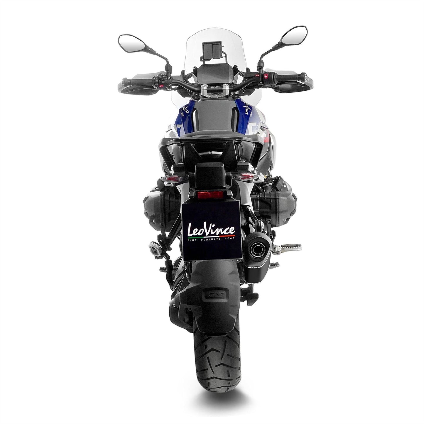 Leovince Muffler Lv-14 For BMW R 1300 GS/Adventure Black Stainless Steel 15604b