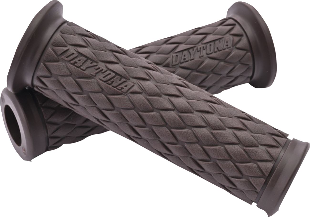 Daytona  GRIPPYGRIP GGD-Knit Grips Open Brown 7/8 Handlebars Pair 33440