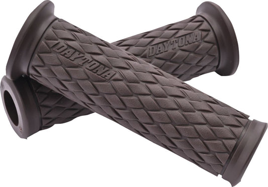 Daytona  GRIPPYGRIP GGD-Knit Grips Open Brown 7/8 Handlebars Pair 33440