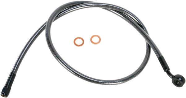 Magnum Shielding Front Brake Line Kit For Harley FLSTFB 1690 11-14 AS47936