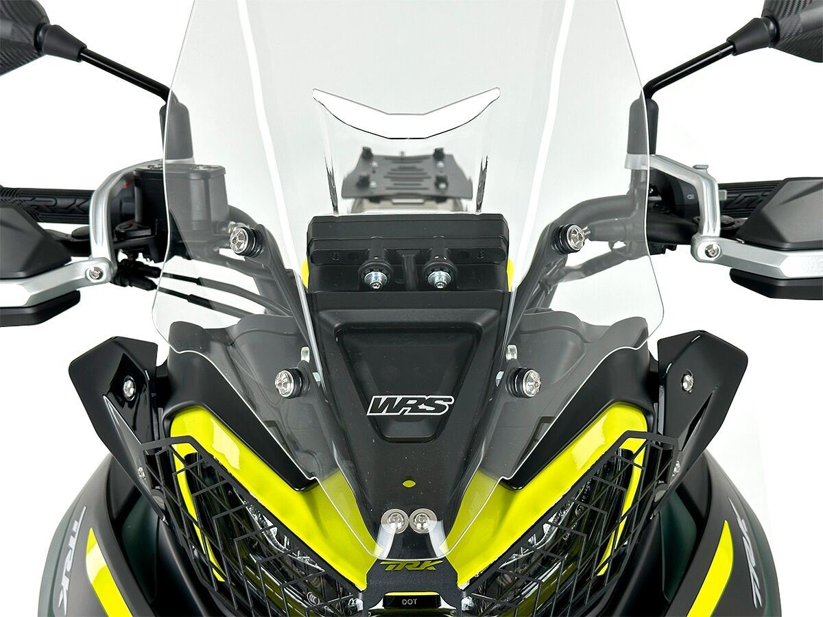 WRS Windscreen Touring For Benelli TRX 702/X Clear Predrilled Fixed BE008T