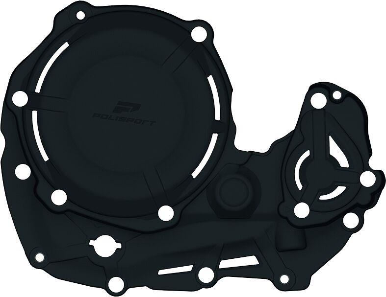 Polisport Clutch Cover Protectors For Yamaha YZ 450 F 2023-2025 Black 91347