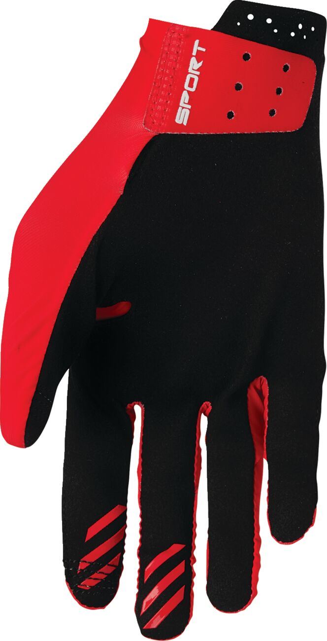 THOR SPORTMODE Iconic MX Gloves RED 2025 Model
