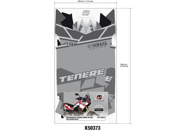 UNIRACING Decal Kit TENERE 700 60TH WT K50373