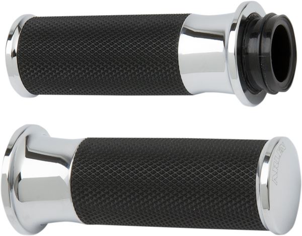 Arlen Ness Smooth Grips Black Chrome For HD FLTRXSE 1977 07-24 07-322