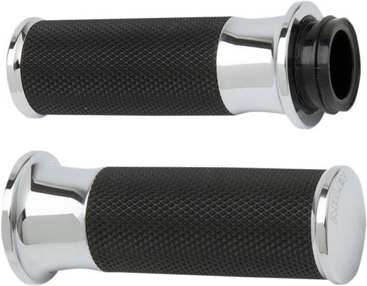 Arlen Ness Smooth Grips Black Chrome For HD FLTRXSE 1977 07-24 07-322