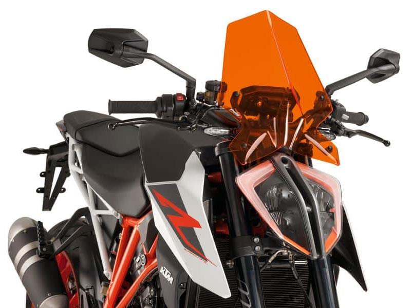 PUIG New Generation Touring Screen Orange for KTM 1290 Super Duke R 17-19 9692T