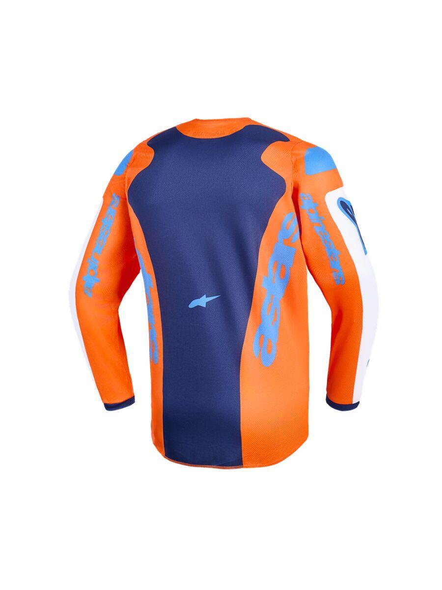 ALPINESTARS Youth Fluid Grid Jersey ORAN/BLUE 2025 Model