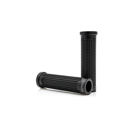 Daytona Grippy Grip GGDM-Cross Grips Black-Silver 7/8 Open Ends Pair 80914