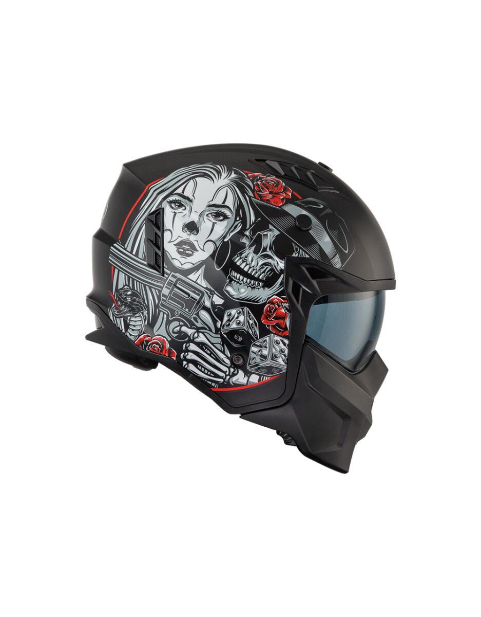 PREMIER HELMETS Subverter Motorcycle Helmet DB 9 Grey