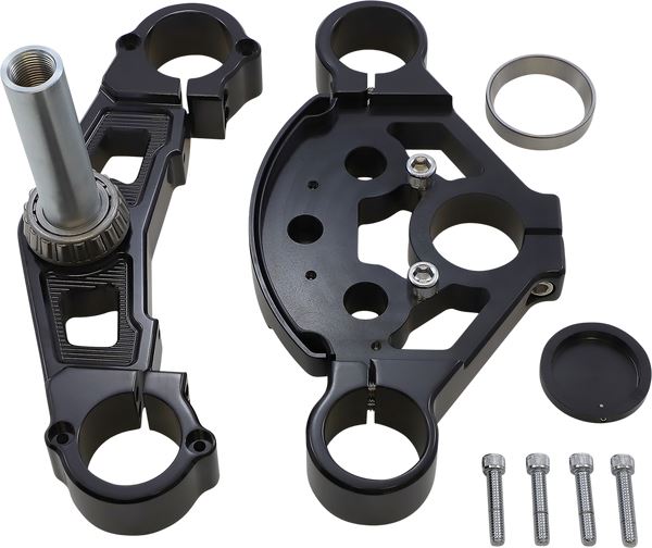 Arlen Ness Method Triple Tree Kits Black Aluminum HD FLTRXSE 1977 15-24 130-006