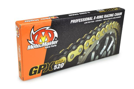 Moto-Master Uom 520 GPX Drive Chain For Beta RR 125 2000-2026 Gold Carbon 652005