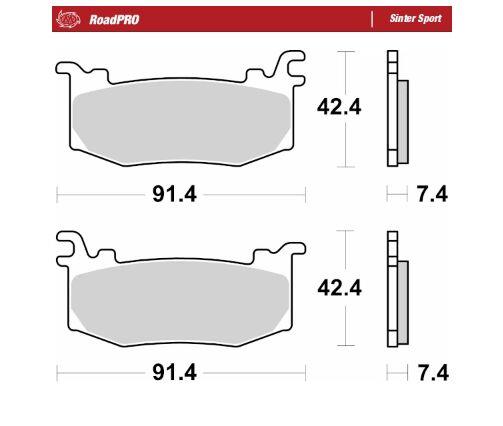 Moto-Master RoadPro Sinter Sport For Ducati Panigale V4 1100 2025-2026 416905