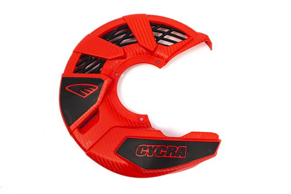 Cycra Tri-Flow Disc Cover For Honda CRF 250 R 2004-2024 Red Plastic 1CYC-1096-32