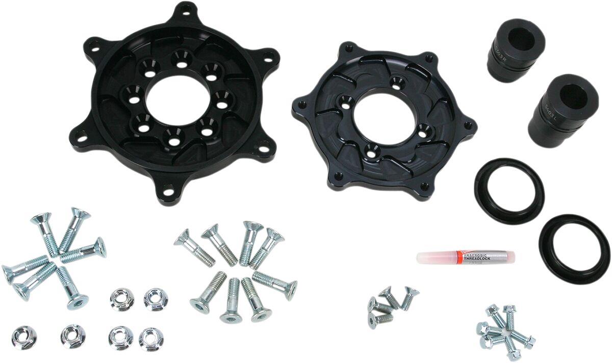 Excel Front Carrier Ring Set For KTM EXC 125 1993-2013 Black Anodized 2RC-5921