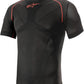 Alpinestars Ride Tech V2 Summer Short Sleeve Underwear Top Black Red