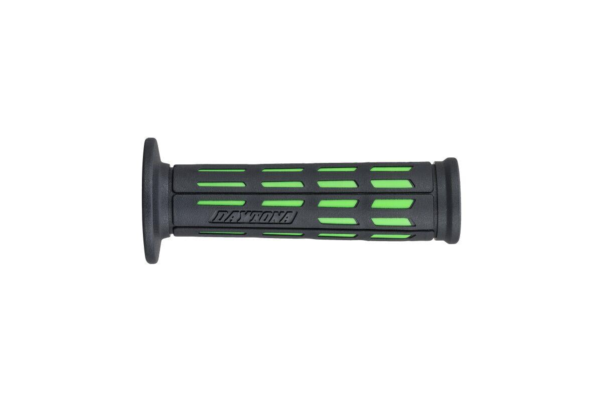 Daytona Grippy Grip GGD-Tapered-SP Handlebar Grips Green 22.2mm Pair 25166
